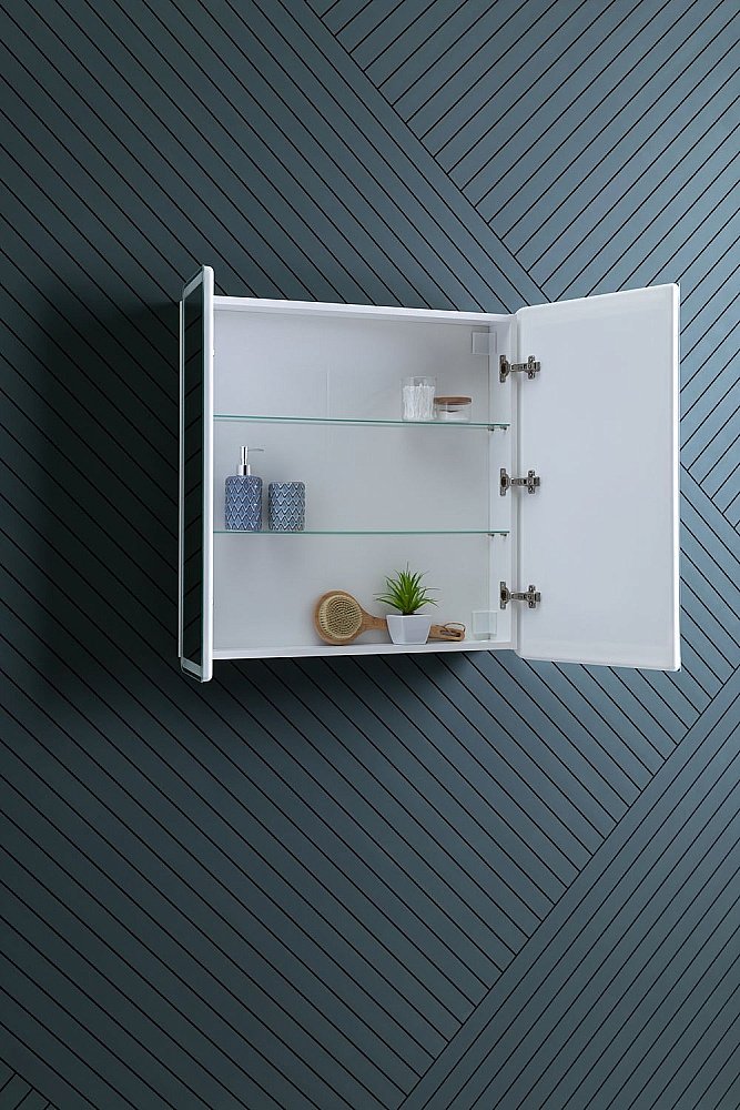 Зеркальный шкаф Aquanet Оптима 311862 80 купить в интернет-магазине сантехники Sanbest