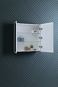 Зеркальный шкаф Aquanet Оптима 311862 80 купить в интернет-магазине сантехники Sanbest