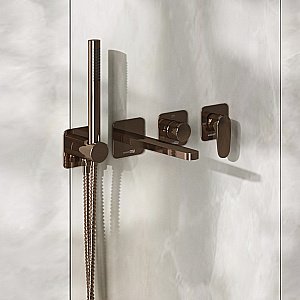 Смеситель для душа WasserKRAFT Asphe 7700 7751 розовое золото купить в интернет-магазине сантехники Sanbest