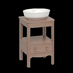 Раковина накладная Burlington Guild 50 GU5038SCW белая купить в интернет-магазине Sanbest
