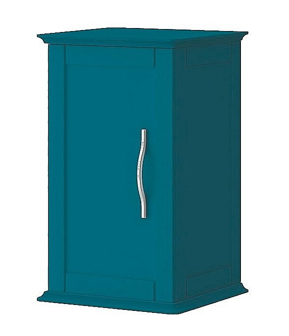 Шкафчик Cezares New Classico TIFFANY 54962 34 Blu Petrolio для ванной в интернет-магазине сантехники Sanbest