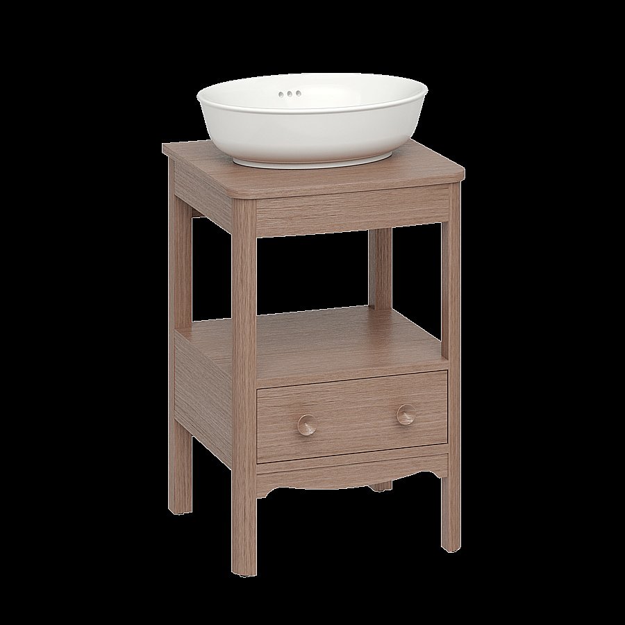 Раковина накладная Burlington Guild 50 GU5038SCW белая купить в интернет-магазине Sanbest