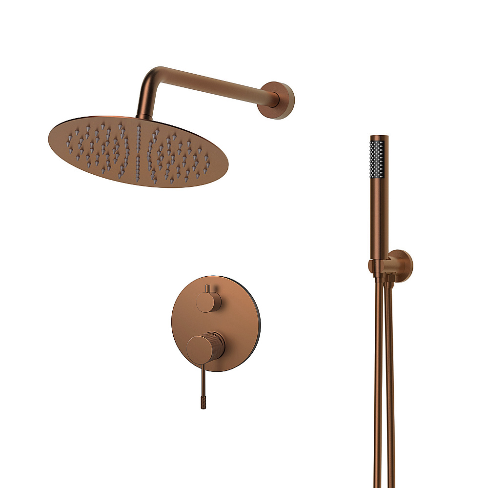 Душевая система Vincea Desire VSFW-1D1BC медь брашированная купить в интернет-магазине сантехники Sanbest