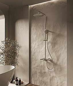 Душевая система Vincea Desire VSFS-1D1TBN брашированный никель купить в интернет-магазине сантехники Sanbest
