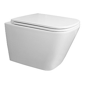 Унитаз подвесной Azario Teramo 4551+AZ-0052 с инсталляцией Loranto безободковый, с сиденьем микролифт, белый купить в интернет-магазине Sanbest