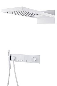 Душевая система Boheme ZODIAC 132-MW белая матовая купить в интернет-магазине сантехники Sanbest