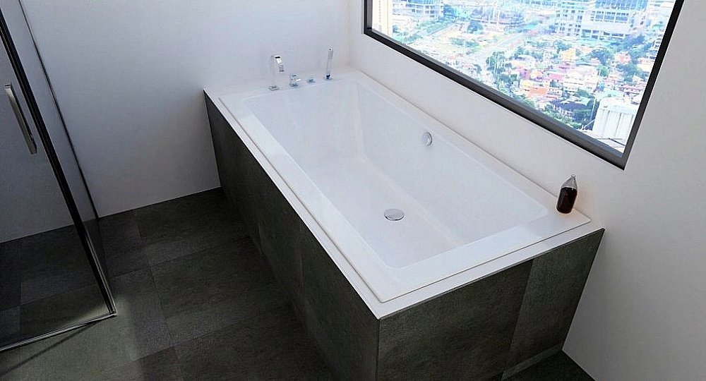 Акриловая ванна Riho Lugo 180x80 B133001005 белая купить в интернет-магазине Sanbest