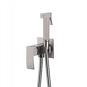 Гигиенический душ ABBER Wasserfall AF8625SP сатин купить в интернет-магазине сантехники Sanbest