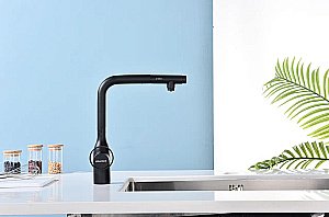 Смеситель для кухни Paulmark Urban Ur213104-AN антрацит купить в интернет-магазине сантехники Sanbest