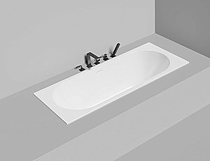 Ванна Salini Ornella AXIS KIT S-Sense 170x70 104713M белая матовая купить в интернет-магазине Sanbest