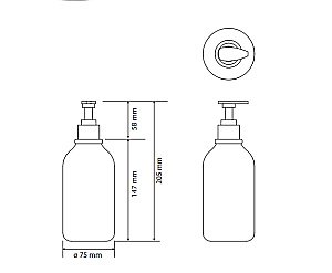 Диспенсер Bemeta 131567702 черный купить в интернет-магазине сантехники Sanbest