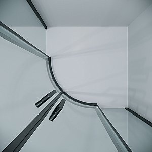 Душевой уголок Grossman Classic 301.K33.04.9090.21.00 100x100 стекло прозрачное/профиль черный матовый купить в интернет-магазине Sanbest
