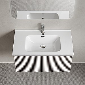 Тумба с раковиной Sancos Snob R 1.0 SNR1.080SM/CN7005 Doha Soft для ванной в интернет-магазине Sanbest