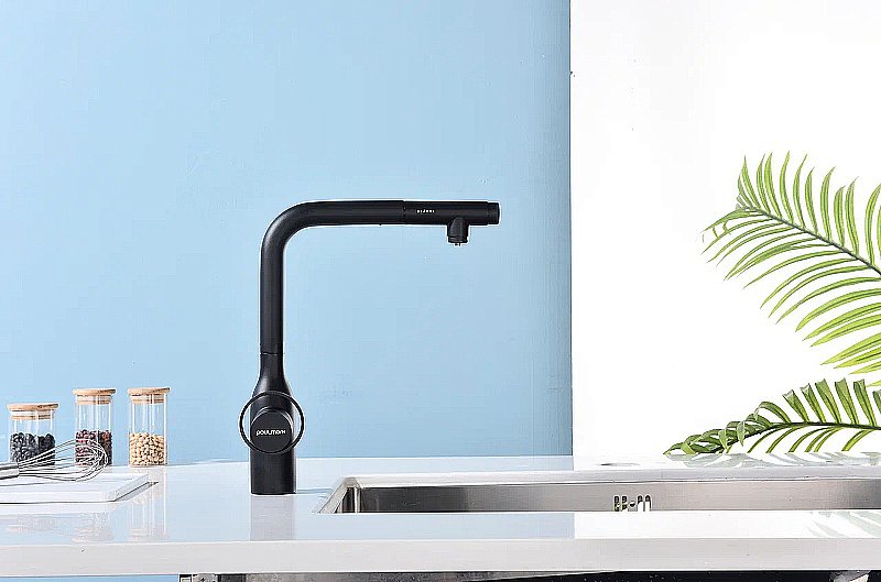 Смеситель для кухни Paulmark Urban Ur213104-AN антрацит купить в интернет-магазине сантехники Sanbest