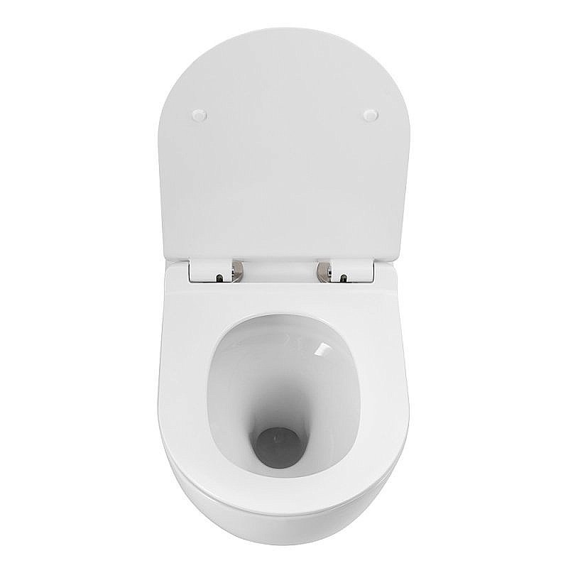 Унитаз подвесной BelBagno SFERA-TOR BB046CH-TOR белый, безободковый, слив-торнадо купить в интернет-магазине Sanbest