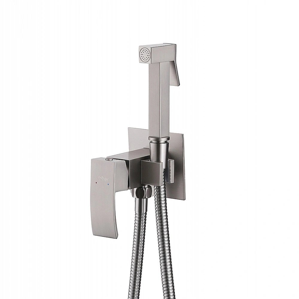 Гигиенический душ ABBER Wasserfall AF8625SP сатин купить в интернет-магазине сантехники Sanbest