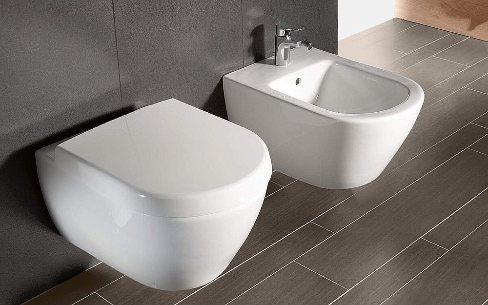 Биде подвесное Villeroy&Boch Subway 2.0 540000R1 альпийский белый купить в интернет-магазине Sanbest