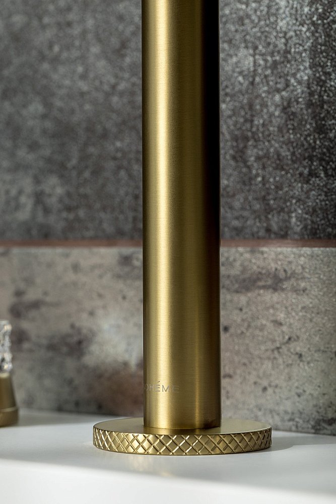 Смеситель для раковины Boheme AURA 152-MG-A матовое золото купить в интернет-магазине сантехники Sanbest