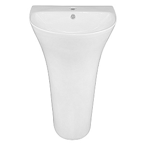 Раковина Azario FRETTA ROUND 48 AZ-307 белая купить в интернет-магазине Sanbest