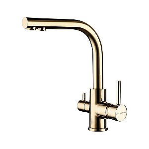 Смеситель для кухни Paulmark Essen Es213011-G Золото купить в интернет-магазине сантехники Sanbest