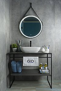 Раковина накладная Gid Geometrico 51 N9447 51157 белая купить в интернет-магазине Sanbest