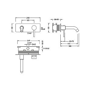 Смеситель для раковины Timo Saona 2371/17SM купить в интернет-магазине сантехники Sanbest