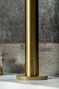 Смеситель для раковины Boheme AURA 152-MG-A матовое золото купить в интернет-магазине сантехники Sanbest