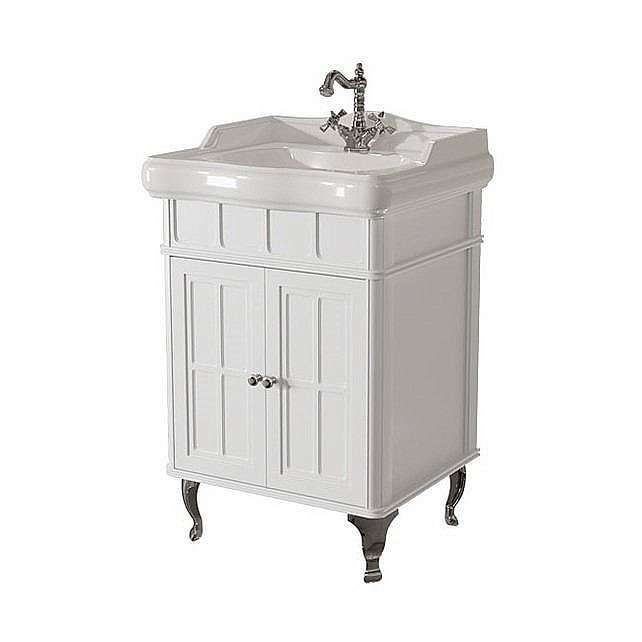 Тумба с раковиной Caprigo Borgo 60 белая для ванной в интернет-магазине Sanbest