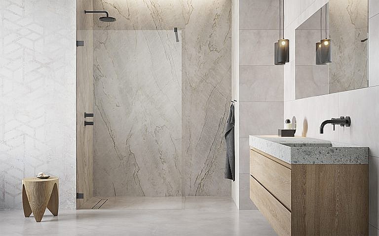 Душевое ограждение Radaway Essenza Pro Brushed GunMetal Walk-in 110 10103110-92-01 стекло прозрачное/профиль брашированная оружейная сталь купить в интернет-магазине Sanbest