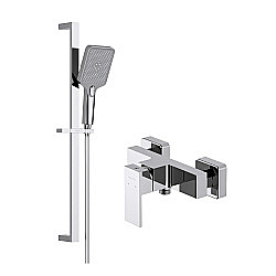Cмеситель для душа Aquatek ЛИБРА Set 2 в 1 (AQ1660CR+AQ2019CR) хром купить в интернет-магазине сантехники Sanbest