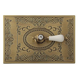 Кнопка с ручкой для инсталляции Migliore Ottone Classic Овал 24248 бронза купить в интернет-магазине сантехники Sanbest