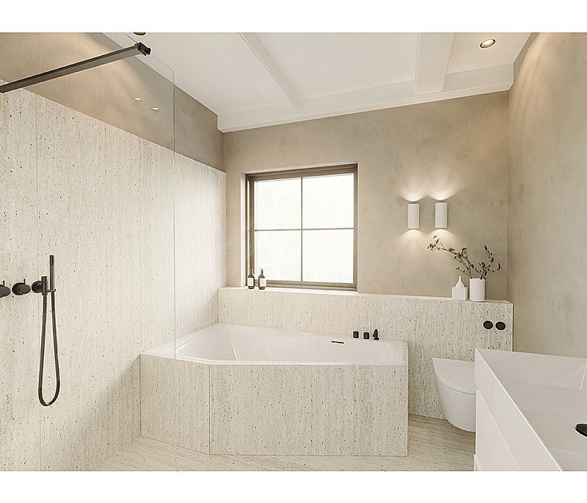 Акриловая ванна Riho Rething Space Fall 180x110 белая купить в интернет-магазине Sanbest