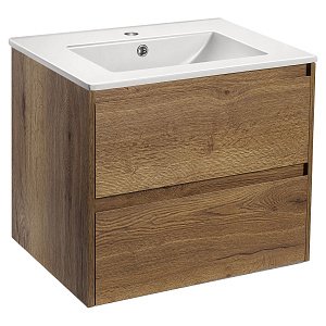 Тумба с раковиной Vincea Gio 60 T.Oak для ванной в интернет-магазине Sanbest