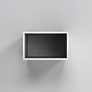 Полка AM.PM Func M8FOH0401WG 40 белая купить в интернет-магазине сантехники Sanbest