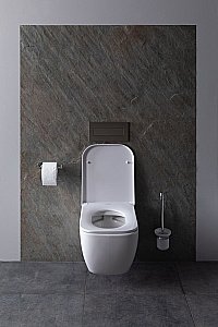 Унитаз Allen Brau Infinity 4.21004.20 безободковый, с крышкой микролифт, белый купить в интернет-магазине Sanbest