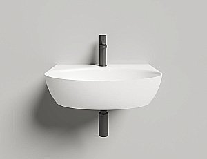 Раковина Salini ALDA WALL 02 140322M 58 из искусственного камня S-Stone, белая матовая купить в интернет-магазине Sanbest