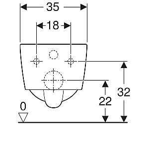 Унитаз подвесной Geberit iCon Square 201950000 белый, безободковый купить в интернет-магазине Sanbest