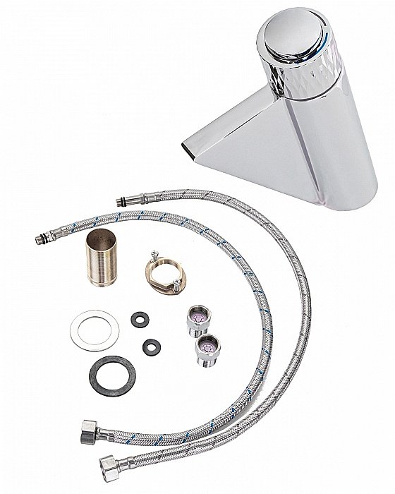 Смеситель для раковины Orange PUSH M01-921cr хром купить в интернет-магазине сантехники Sanbest