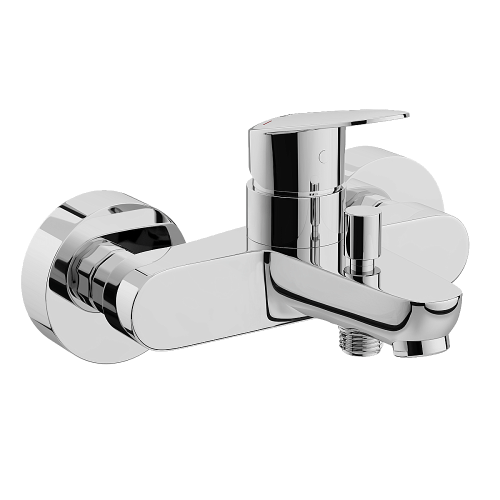 Смеситель для ванны VitrA Flow Round A43057EXP1 хром купить в интернет-магазине сантехники Sanbest