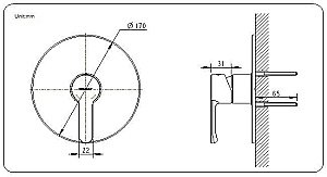 Смеситель для душа Bravat STREAM PB83783CP-ENG купить в интернет-магазине сантехники Sanbest