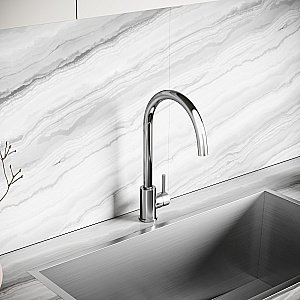 Смеситель для кухни Sancos Stainless SC12001SS нержавеющая сталь купить в интернет-магазине сантехники Sanbest