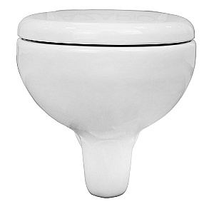 Унитаз подвесной Azario Stella AZ-VT005+AZ-VT005sc белый, с крышкой микролифт купить в интернет-магазине Sanbest