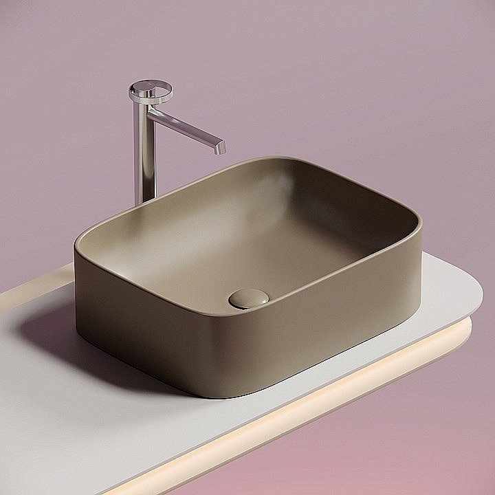 Раковина Ceramica Nova Element 50 CN6052MC капучино матовая купить в интернет-магазине Sanbest