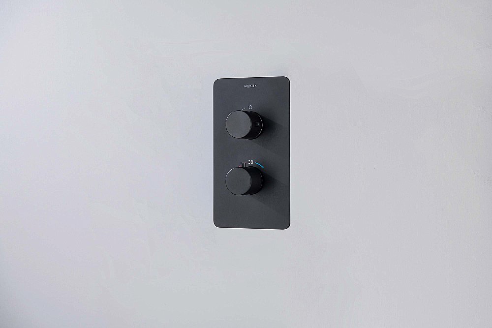 Cмеситель для душа Aquatek Европа AQ1391MB черный матовый купить в интернет-магазине сантехники Sanbest