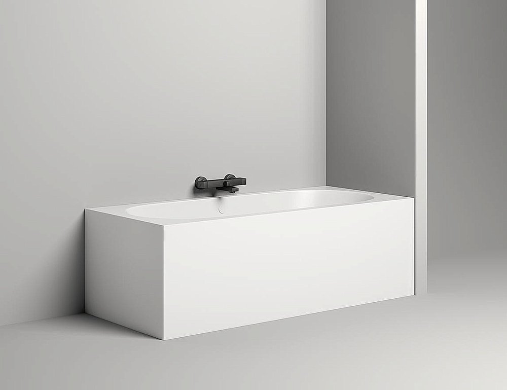Ванна Salini ORNELLA AXIS S-Stone 180x80 103421M белая матовая купить в интернет-магазине Sanbest