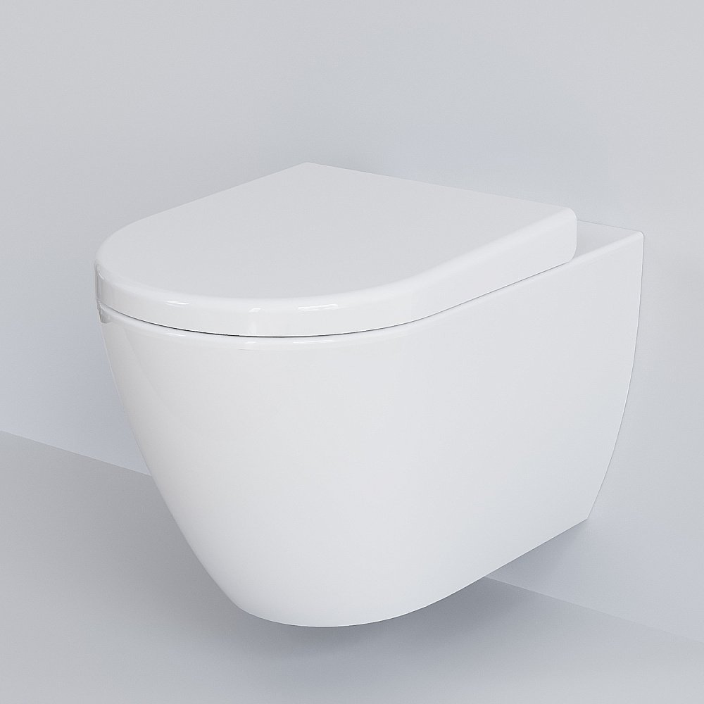 Унитаз подвесной Ambassador Queen 113T20001R безободковый, белый купить в интернет-магазине Sanbest