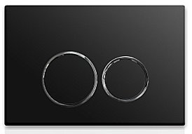 Кнопка для инсталляции CeramaLux DC-012 черный матовый купить в интернет-магазине сантехники Sanbest