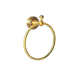 Полотенцедержатель-кольцо Magliezza Primavera 80309 бронза купить в интернет-магазине сантехники Sanbest