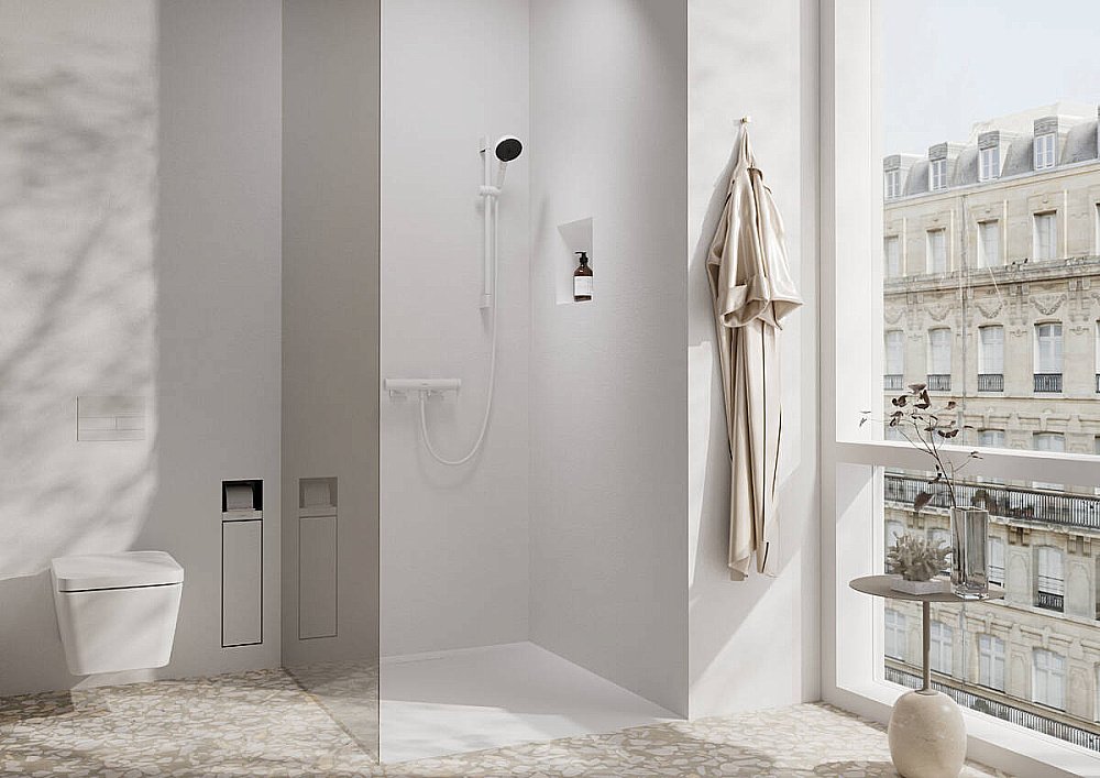 Душевой гарнитур Hansgrohe Pulsify Select Relaxation 24160700 белый матовый купить в интернет-магазине сантехники Sanbest