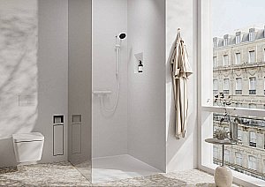 Душевой гарнитур Hansgrohe Pulsify Select Relaxation 24160700 белый матовый купить в интернет-магазине сантехники Sanbest